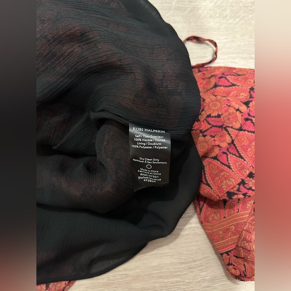 KOBI HALPERIN Mckenna Peasant Blouse / Size Medium / - Picture 6 of 9